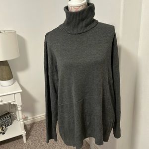 Lou &Grey XL grey turtle neck sweater in excellent condition
